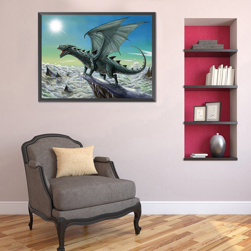 Dragon - Full Round Drill Diamond Painting 40*30CM
