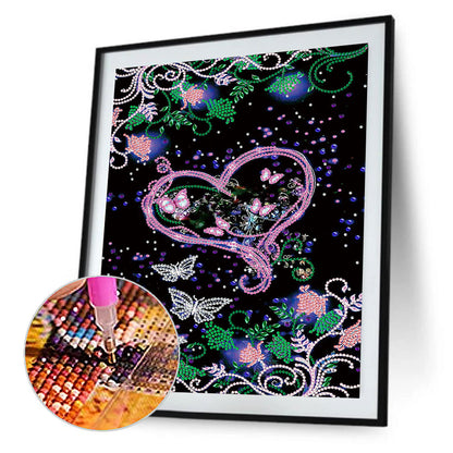 Love Flowers - Special Shaped Drill Diamond Paiting 30*40CM