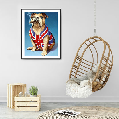 Mizi Flag Clothes Starling - Full Round Drill Diamond Painting 30*40CM