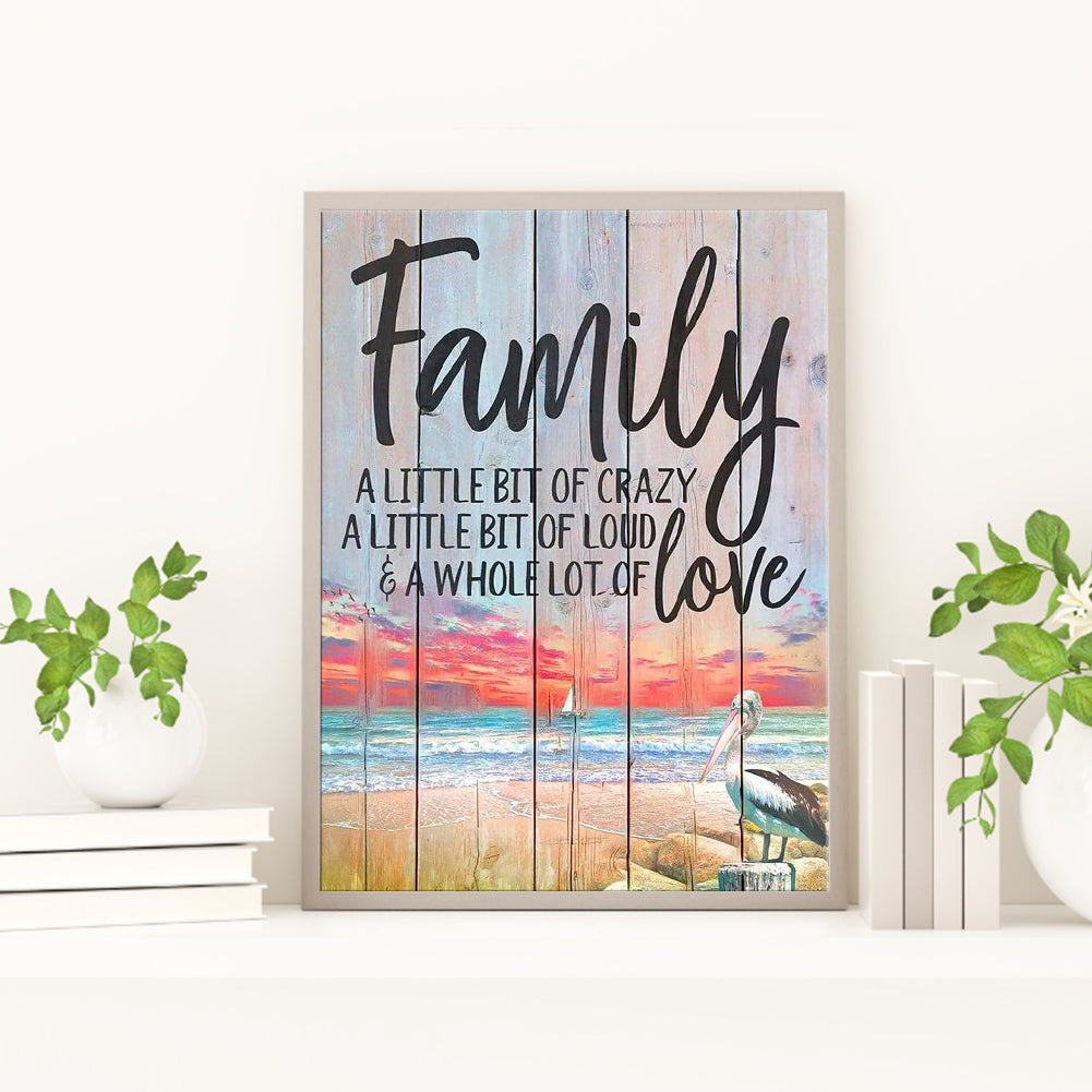 Word - Full Round Drill Diamond Painting 30*40CM