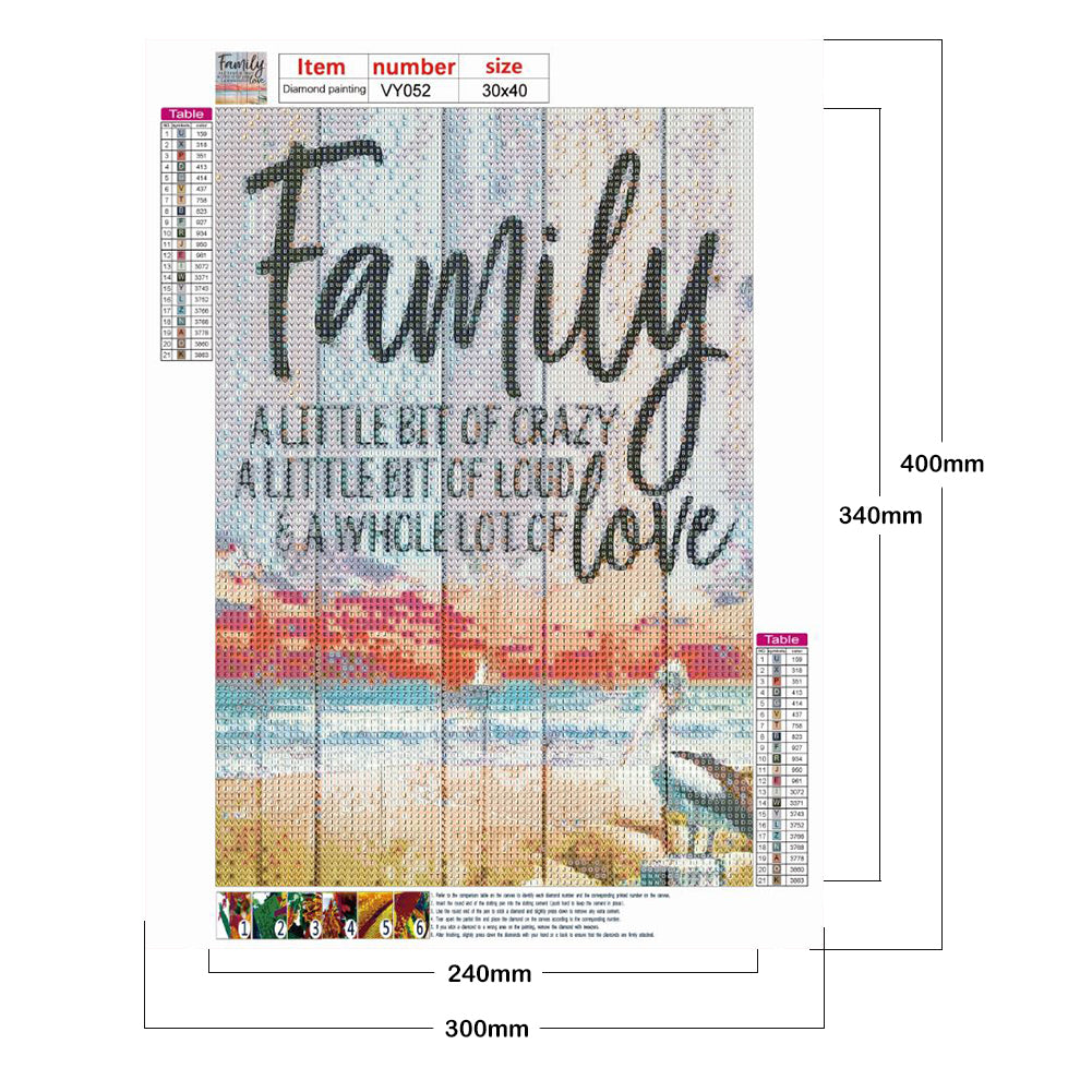 Word - Full Round Drill Diamond Painting 30*40CM