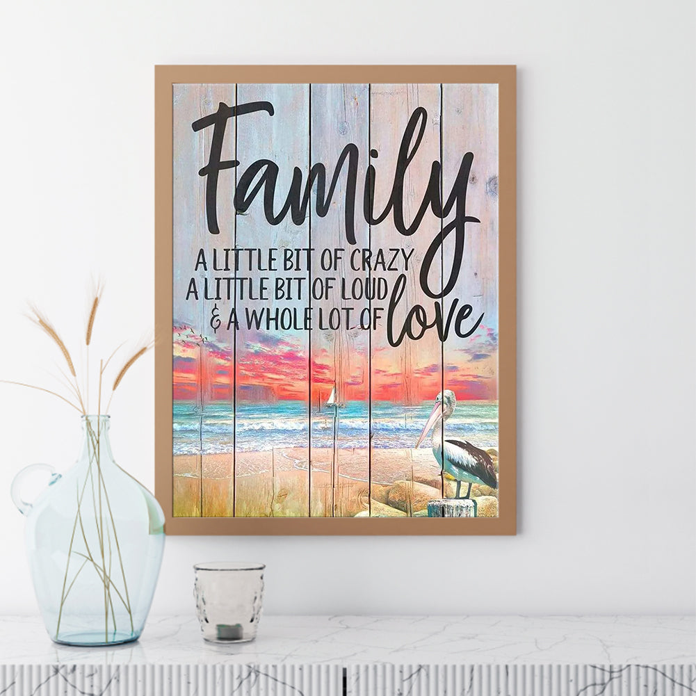 Word - Full Round Drill Diamond Painting 30*40CM