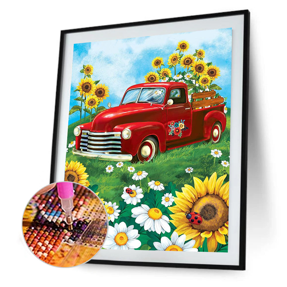 Car - Full Round Drill Diamond Painting 30*40CM