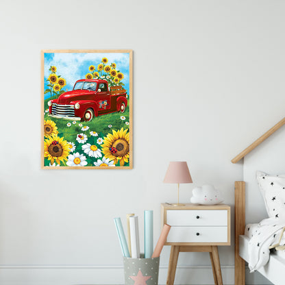 Car - Full Round Drill Diamond Painting 30*40CM