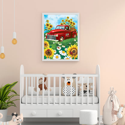 Car - Full Round Drill Diamond Painting 30*40CM