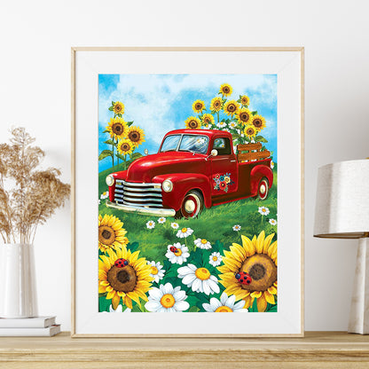 Car - Full Round Drill Diamond Painting 30*40CM