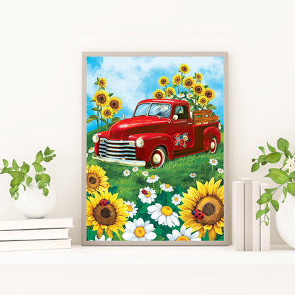 Car - Full Round Drill Diamond Painting 30*40CM