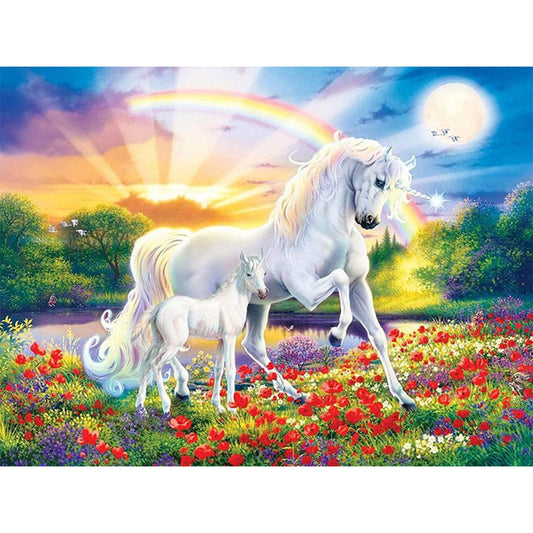 Horse - Full Round Drill Diamond Painting 40*30CM