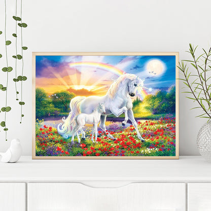 Horse - Full Round Drill Diamond Painting 40*30CM