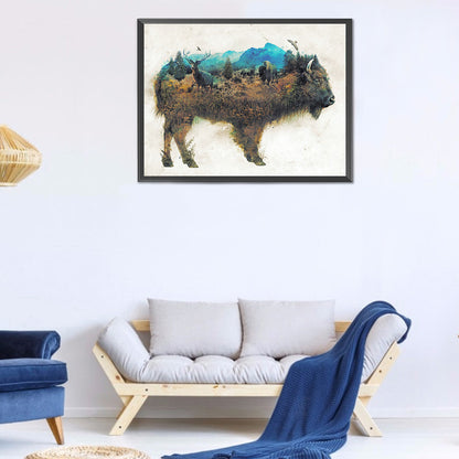 Bison Art - Full Round Drill Diamond Painting 40*30CM