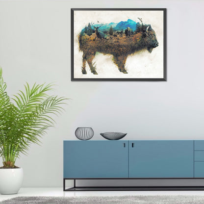 Bison Art - Full Round Drill Diamond Painting 40*30CM