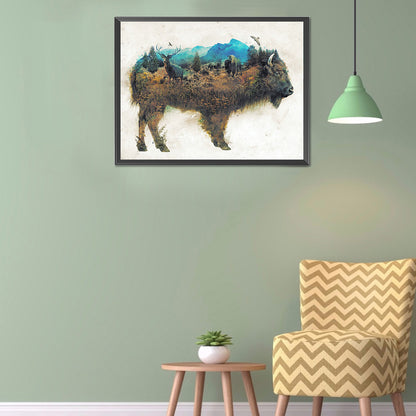 Bison Art - Full Round Drill Diamond Painting 40*30CM