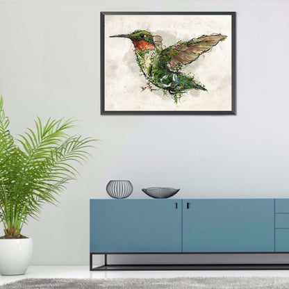 Hummingbird Art - Full Round Drill Diamond Painting 40*30CM