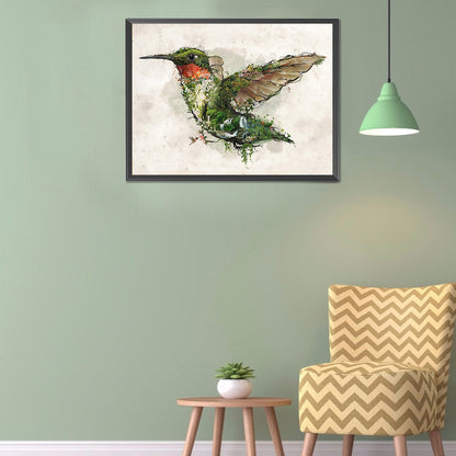 Hummingbird Art - Full Round Drill Diamond Painting 40*30CM