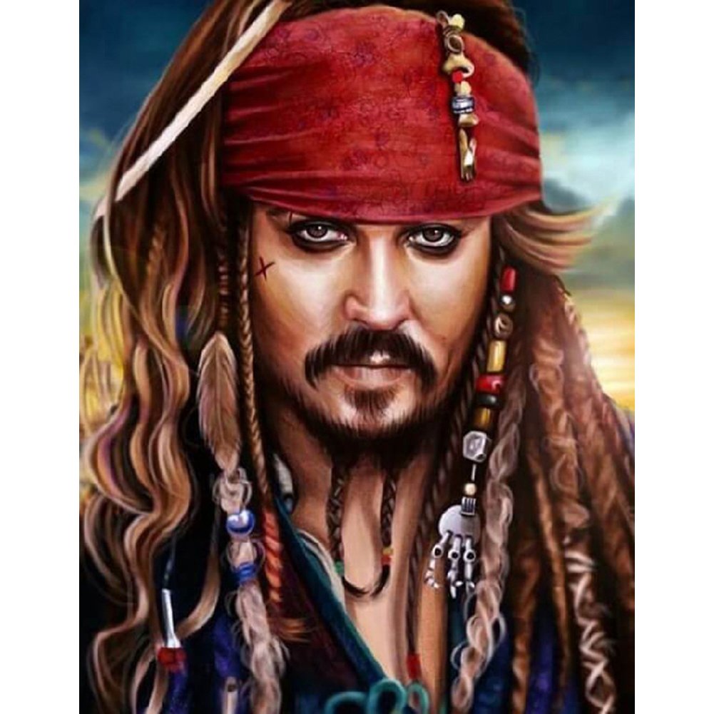 Pirates Of The Caribbean - Full Round Drill Diamond Painting 40*50CM