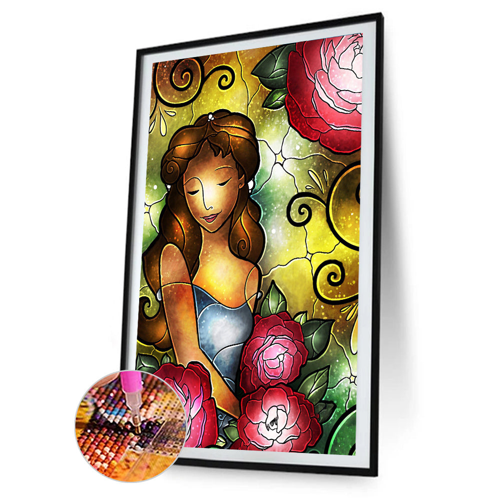 Beauty - Full Round Drill Diamond Painting 30*50CM