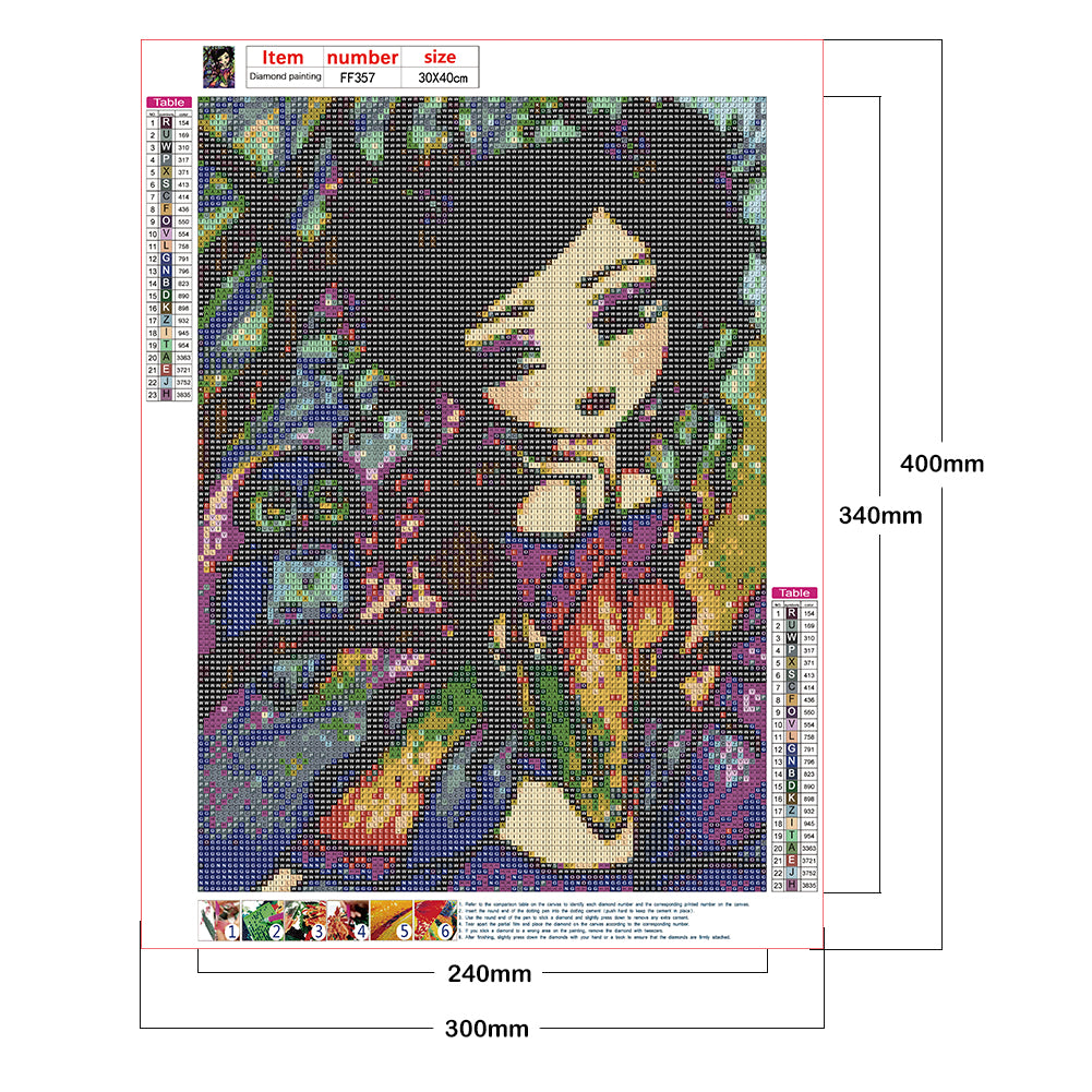 Beauty - Full Square Drill Diamond Painting 30*40CM