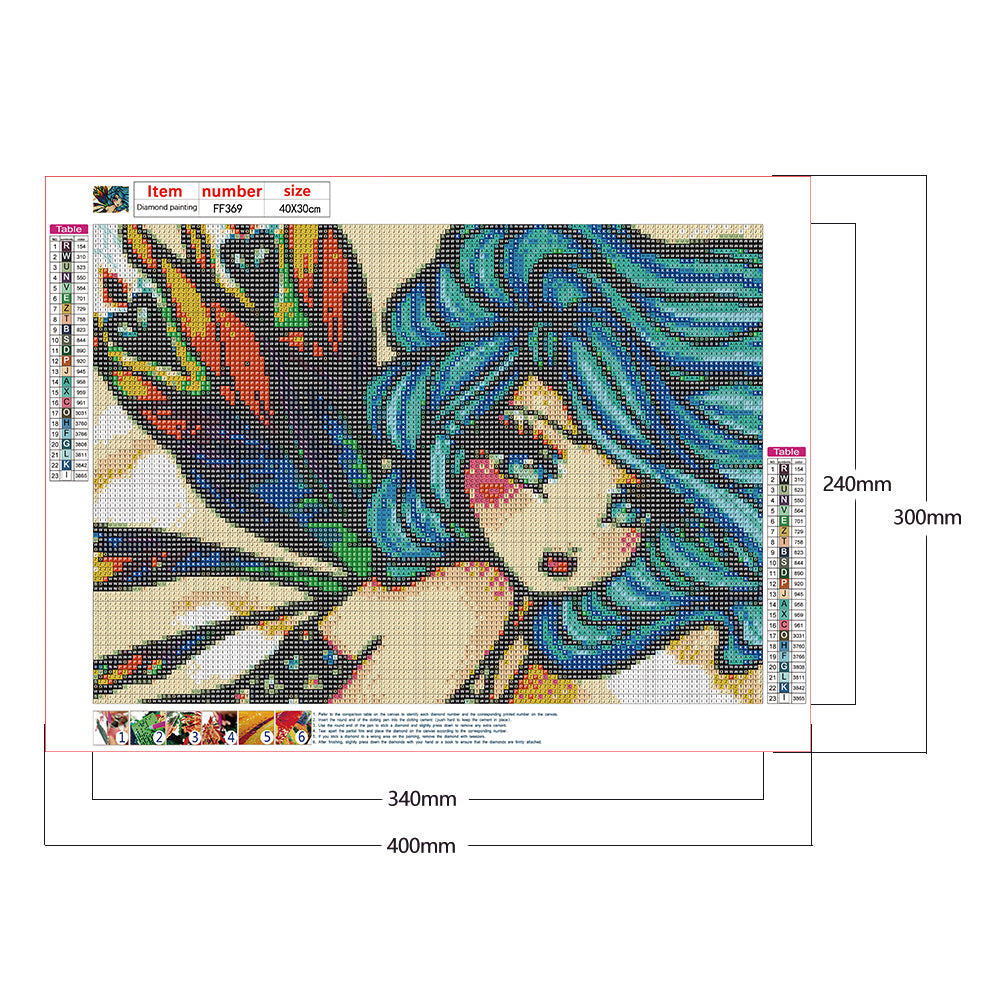 Beauty - Full Square Drill Diamond Painting 40*30CM