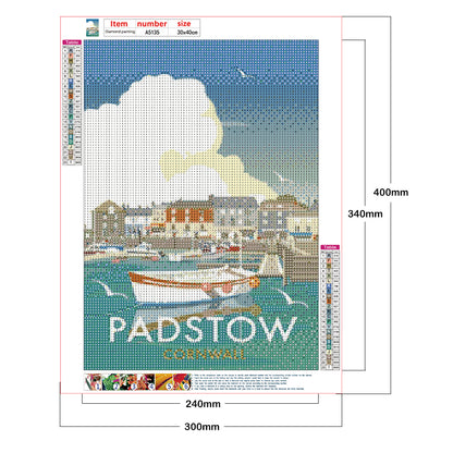Padstow - Full Round Drill Diamond Painting 30*40CM