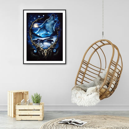 Wolf - Full Round Drill Diamond Painting 30*40CM