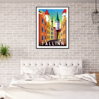 Tallinn - Full Round Drill Diamond Painting 30*40CM