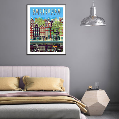 Amsterdam - Full Round Drill Diamond Painting 30*40CM