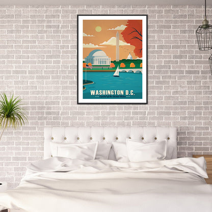 Washington - Full Round Drill Diamond Painting 30*40CM