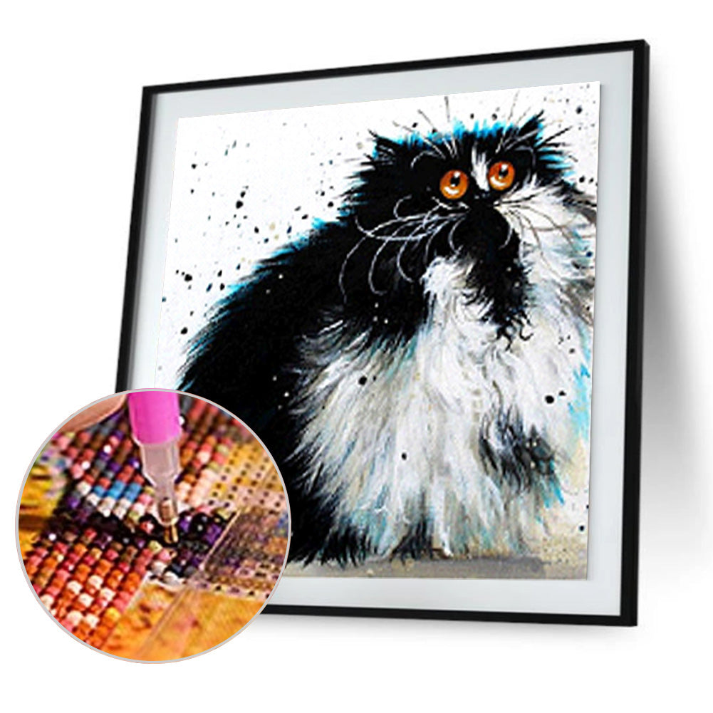 Persian Cat - Full Round Drill Diamond Painting 30*30CM