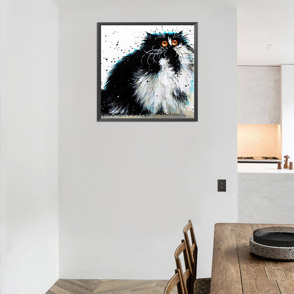 Persian Cat - Full Round Drill Diamond Painting 30*30CM