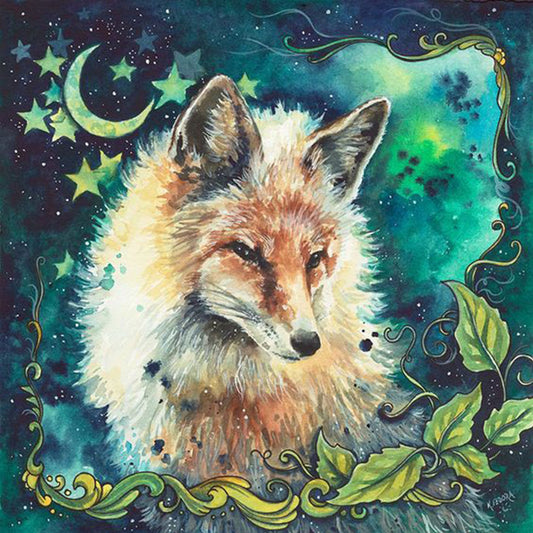 Fox - Full Round Drill Diamond Painting 30*30CM