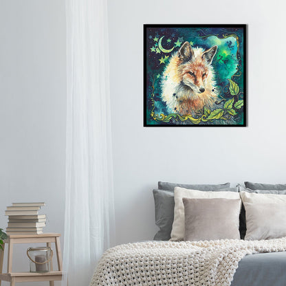 Fox - Full Round Drill Diamond Painting 30*30CM