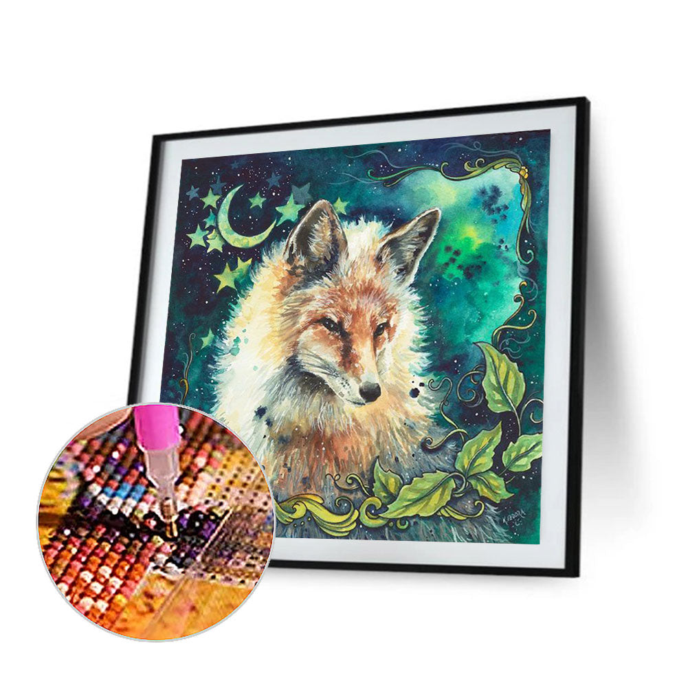 Fox - Full Round Drill Diamond Painting 30*30CM