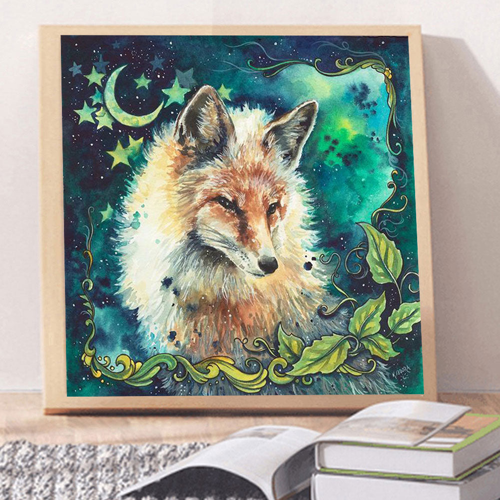 Fox - Full Round Drill Diamond Painting 30*30CM