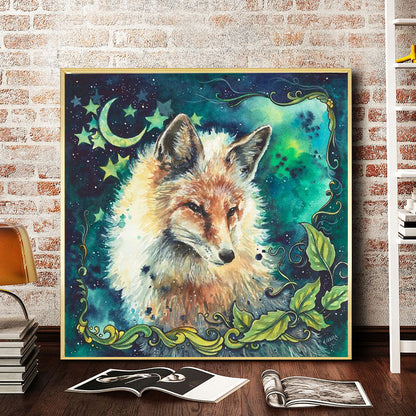 Fox - Full Round Drill Diamond Painting 30*30CM