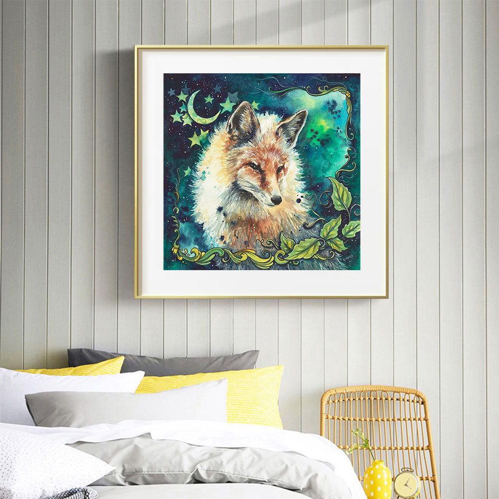 Fox - Full Round Drill Diamond Painting 30*30CM