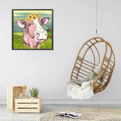 Cattle - Full Round Drill Diamond Painting 30*30CM