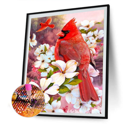 Flowers And Birds - Full Round Drill Diamond Painting 30*40CM