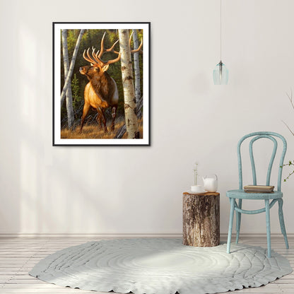 Deer - Full Round Drill Diamond Painting 30*40CM