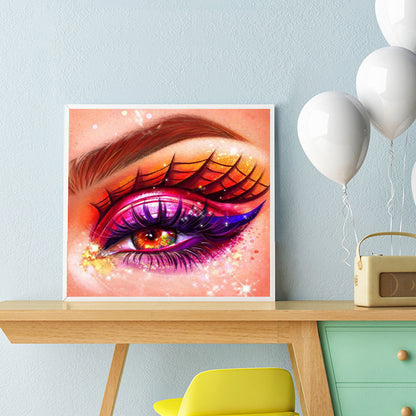 Bright Eye Makeup - Full Round Drill Diamond Painting 30*30CM