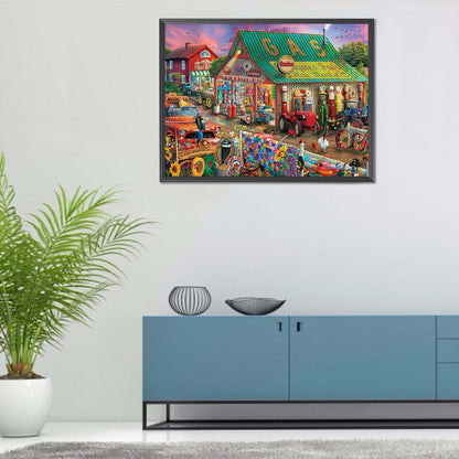 Shop Market - Full Round Drill Diamond Painting 50*40CM