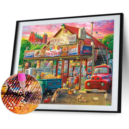 Shop Market - Full Round Drill Diamond Painting 50*40CM