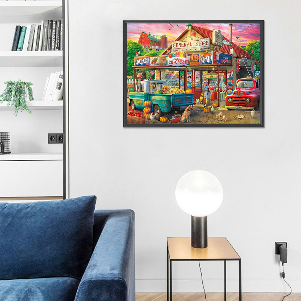 Shop Market - Full Round Drill Diamond Painting 50*40CM