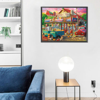 Shop Market - Full Round Drill Diamond Painting 50*40CM