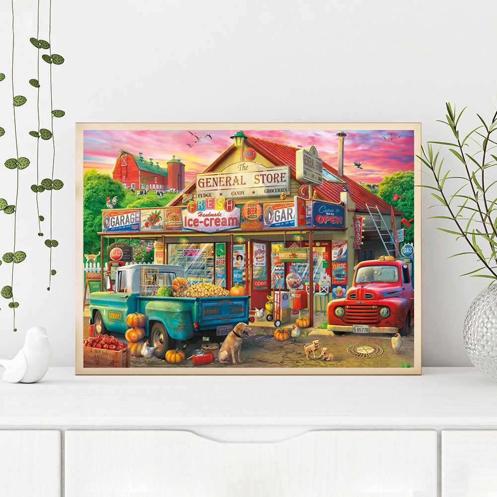 Shop Market - Full Round Drill Diamond Painting 50*40CM