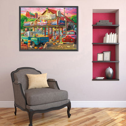 Shop Market - Full Round Drill Diamond Painting 50*40CM