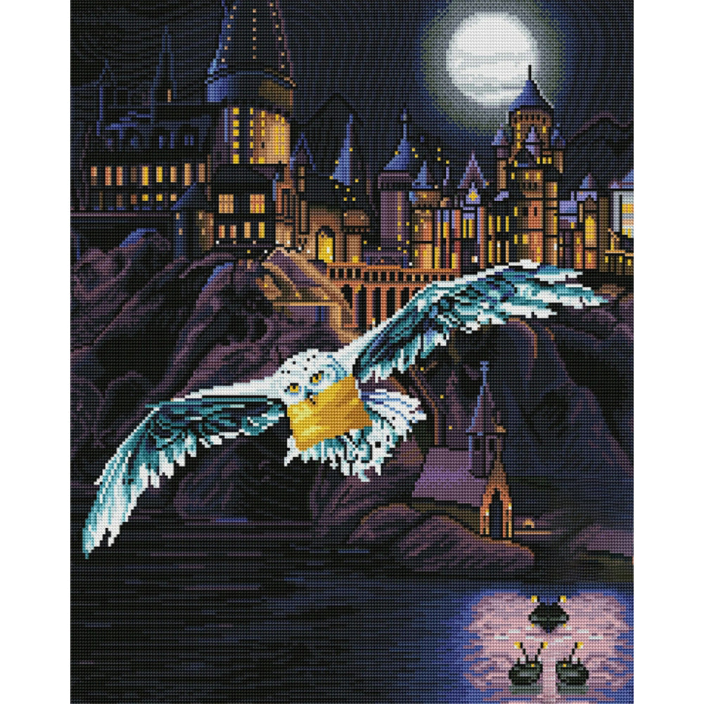 Harry Potter Academy - 11CT Stamped Cross Stitch 40*52CM