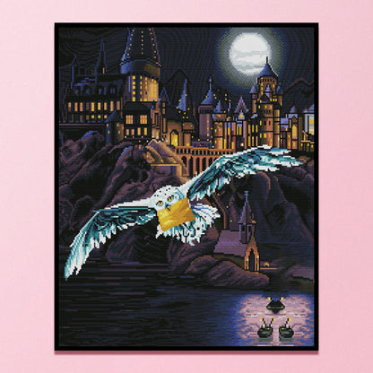 Harry Potter Academy - 11CT Stamped Cross Stitch 40*52CM