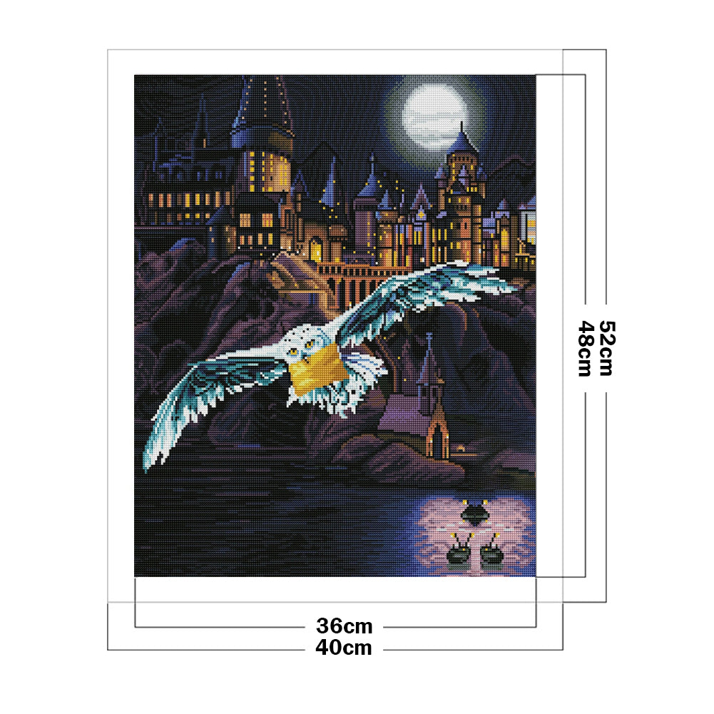 Harry Potter Academy - 11CT Stamped Cross Stitch 40*52CM