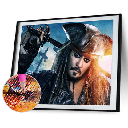 Pirates Of The Caribbean - Full Round Drill Diamond Painting 40*30CM