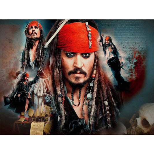 Pirates Of The Caribbean - Full Round Drill Diamond Painting 50*40CM